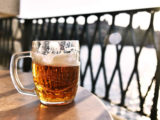 Bière sur le balcon